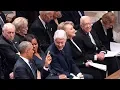 Lip Reader Reveals What Top Leaders Said During President Bush s Funeral