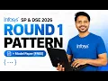 Infosys SP DSE 2026 Round 1 Coding Round Pattern FREE Model Paper