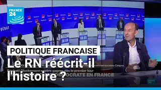 "Le RN, c'est l'univers du mensonge institué" selon l'historien Vincent Duclert • FRANCE 24