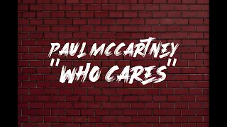 Download Paul McCartney - Who Cares (Lyric Video 4K) MP3