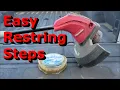 How To Restring a 2 String Electric Trimmer Weedeater Whipper Snipper Strimmer