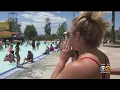 With Triple Digit Temps Families Flock To Public Pools And Area Aquatic Centers