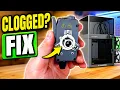 How to unclog take apart a Flashforge Creator 5 Pro tool head extruder hot end