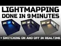 Lightmapping Done In 9 Minutes Switching On and Off In Realtime