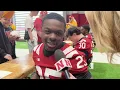Husker Football Players Answer Questions from the Experts at Fan Day