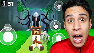 مطاردة مرعبة! الكهف السري لي الوحش بدون وجة SLENDER MAN في لعبة Super Bear Adventure!😱🚫