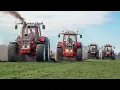 2x Case IH 1455XL + 956XL + 845!! | Cultiveren met 4 trekkers