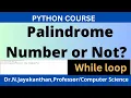 Python Program to Check if a Number is a Palindrome Simple Fast