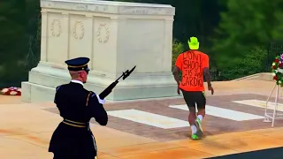heres why you never mess with a guard of the tomb of the unknown soldier
