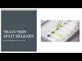 Split Data into Training and Testing Sets Machine Learning Tutorial part 5 Scikit Learn