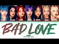 HANA "Bad Love" | Color Coded Lyrics (by Yeontani Jap/Rom/Eng)