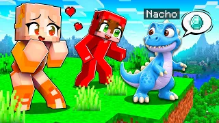 Me Convertí en un DINOSAURIO BEBÉ para Trollear a Mis Amigos en Minecraft!