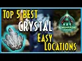 Top 5 BEST Easy Crystal Locations in Ragnarok - Ark Survival Ascended