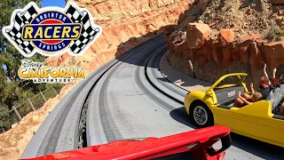 radiator springs racers 4k front seat pov disney california adventure park cars land