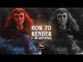 how to render w high quality settings after effects