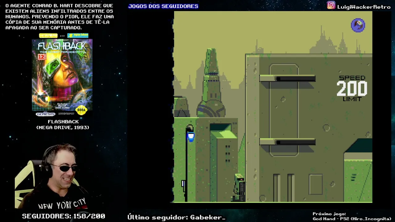 (#2) Flashback (Mega Drive) - 5° Dia (Jogos dos Seguidores)