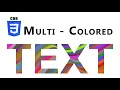 Pure CSS Gradient Text Effects Html CSS Tips and Tricks CSS Tutorial CSS3 tricks in 2020