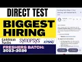Finally New Direct Test Hiring Announced For Freshers Goldman Scahs Synopsys KPMG United Jobs