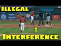 MLB illegal Plays