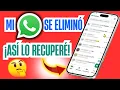 Download Lagu Mi WhatsApp se Eliminó de la Nada 😨 ¡Te Explico Cómo Lo Recuperé!