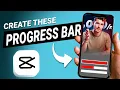 TOP 3 Progress Bars in CapCut Mobile - Very Easy Steps