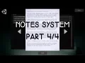 Unity Tutorial - How to create an Advanced Notes System Part