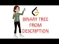 Binary Tree from Description Tree - Animation