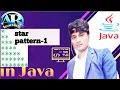 Java program WAP to Star Pattern-1 Logic in java