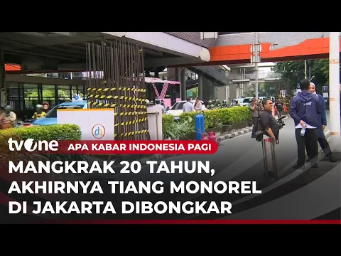 Pembongkaran Puluhan Tiang Monorel di Jalan Rasuna Said Dilakukan Hari Ini