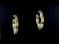 37618 zales hoop earrings diamonds 10k yellow gold