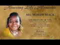 Ms Windy Mack - March 3 2021