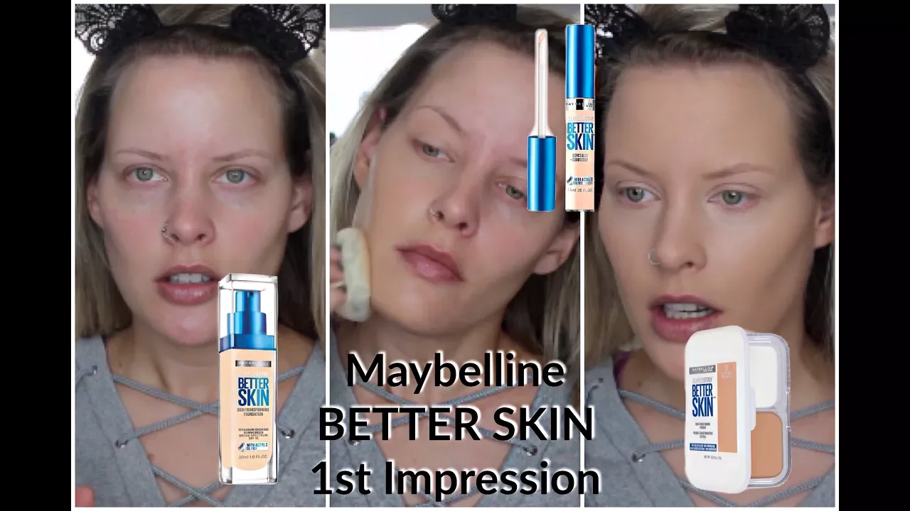 MAYBELLINE SUPERSTAY BETTER SKIN FOUNDATION | REVIEW & FIRST IMPRESSION | BAHASA |SADDY AULIA