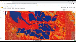 Machine Learning Supervised Classification with Landsat Googlle Earth Engine Python API Colab