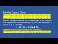 Cryptography Shift Cipher