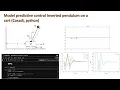 Model predictive control Inverted pendulum on a cart Casadi python