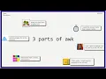awk - the three parts of awk