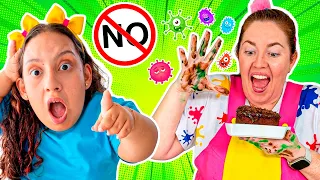 A Importância de Lavar as Mãos antes de Comer 🧼🤚História para Crianças com MC Divertida e Nathizinha