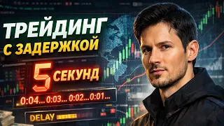 Трейдинг в прямом эфире. Задержка 5 секунд