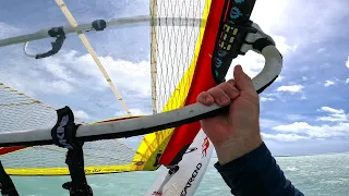 TROPICAL STORM DEBBY - WINDSURFING AT THE ISLAMORADA SANDBAR