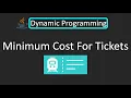 LeetCode - 983 Minimum Cost For Tickets Dynamic Programming Bottom Up Java