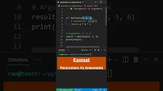 Parameters Vs Arguments