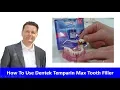 How To Use Dentek Temparin Max Tooth Filling and Crown Repair Review