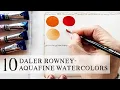 Trying Daler Rowney Aquafine Watercolors for the First Time