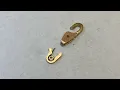 Download Lagu #DIY  How To Make Lock Karabiner Lobster Clasp  Jewelry Karloft