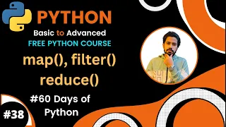 Day-38 60 Days of Python Map Filter Reduce with Python Lambda Function Bangla