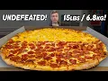 UNDEFEATED 15LB BIG ONE PIZZA CHALLENGE WITH JWEBBY
