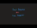 Half Adders and Full Adders - Boolean Algebra