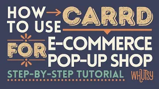 Carrd Tutorial How to Build a Website with Carrd Templates Step by Step Print-on-Demand Ecommerce