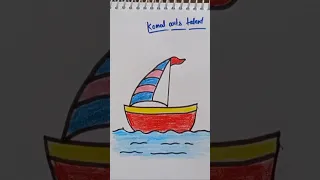 how to draw a boat easy boat drawing step by step