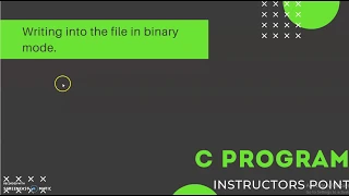 C Program Writing into the file in binary mode